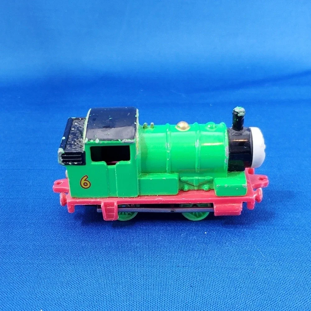 Ertl Thomas the Train & Friends Tank Engine Percy #6 1987 Diecast Metal Green‎